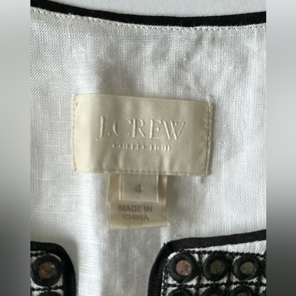 J. Crew Collection Linen Tunic - Picture 6 of 9